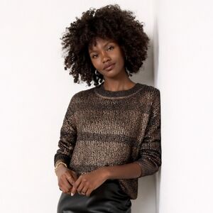 EVEREVE Atlas Pullover Metallic Copper Medium